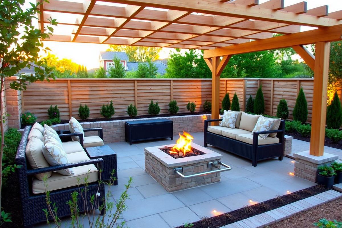 Unused corner → outdoor living after